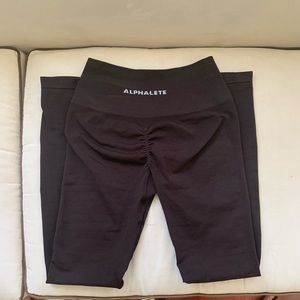 Alphalete Amplify Leggings | small | chocolate